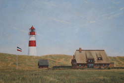 Leuchtturm, Öl auf Leinwand, 2011, 40 × 60 cm
