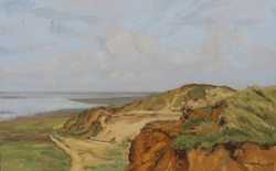 Morsumkliff, Öl auf Leinwand, 2011, 30 × 47 cm