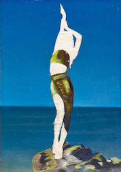 o.T. III./14, Öl auf Schichtholz, 2014, 42 × 30 cm