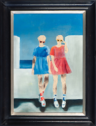 o.T. IV./15, Öl auf Schichtholz, 2015, 60 × 42 cm