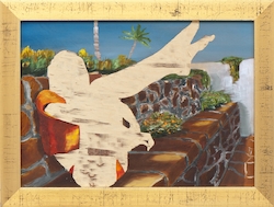 o.T. VIII./15, Öl auf Schichtholz, 2015, 30 × 42 cm