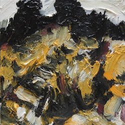 Wilder Weg, Öl auf Leinwand, 2012, 20 × 20 cm