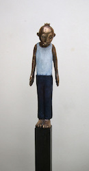 Zaunkönig 4, Bronze, 2011, H: 115 cm